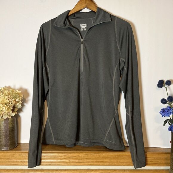 Columbia Tops - Columbia Titanium Women’s Gray 1/2 Zip Long Sleeve Pullover L